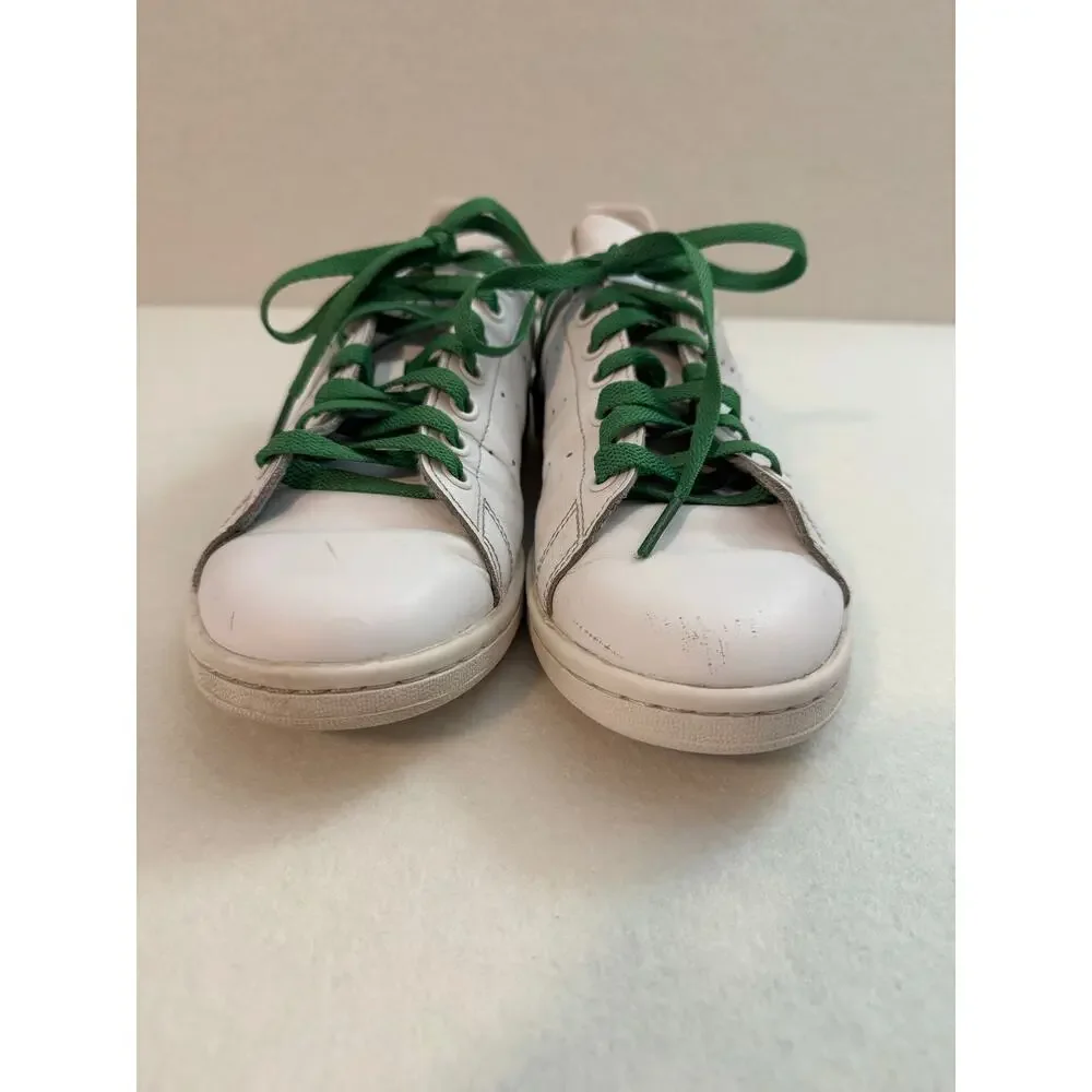 Adidas Men's Originals Stan Smith Leather Tennis Trainers White Green 7.5